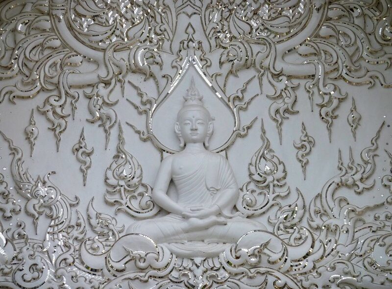 Buddha ábrázolás, fehér