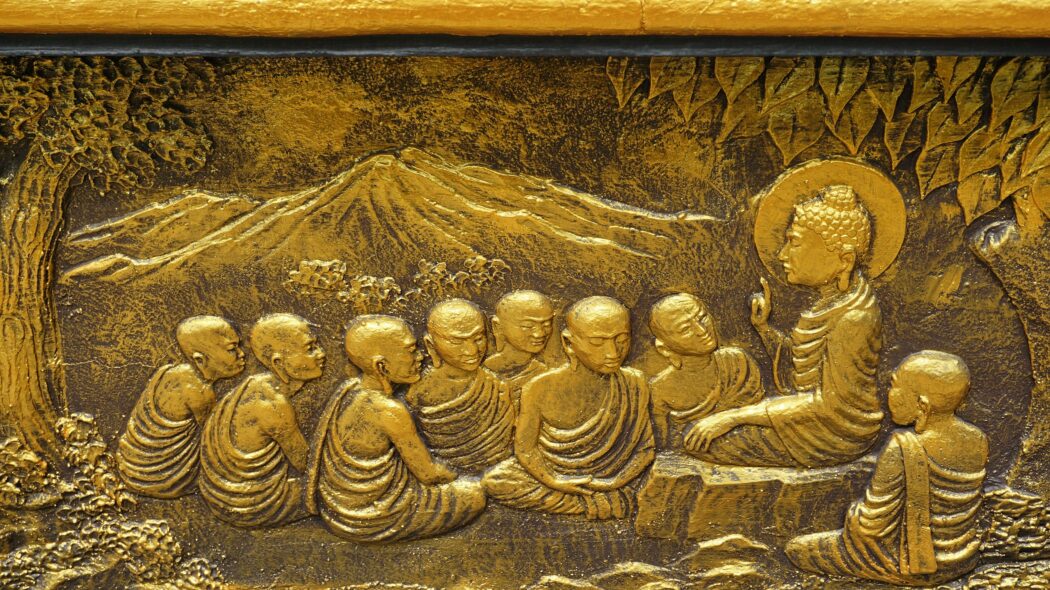 Buddha tanítása - réz